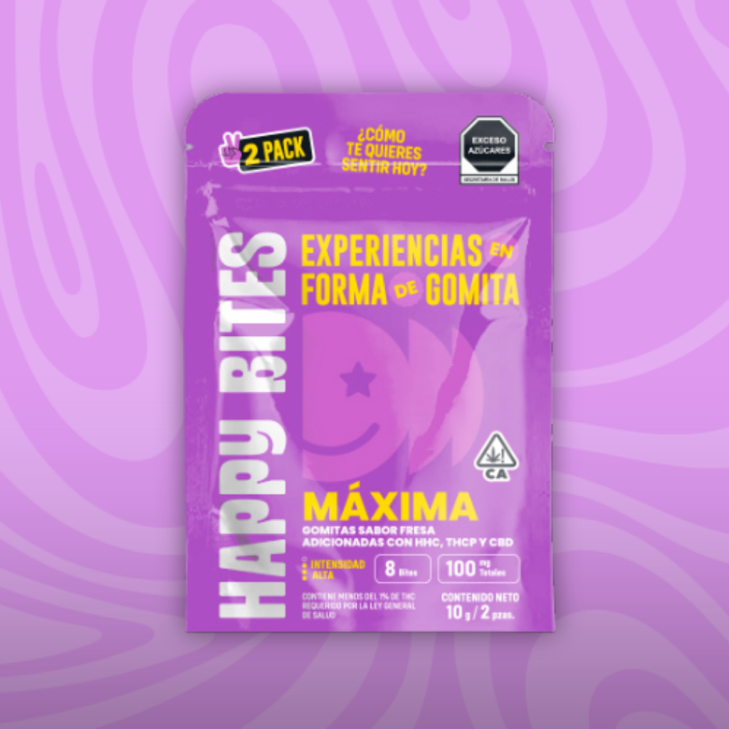 THCO, HAPPY BITES. CANNABIS, GOMITA MAGICA, NECTE