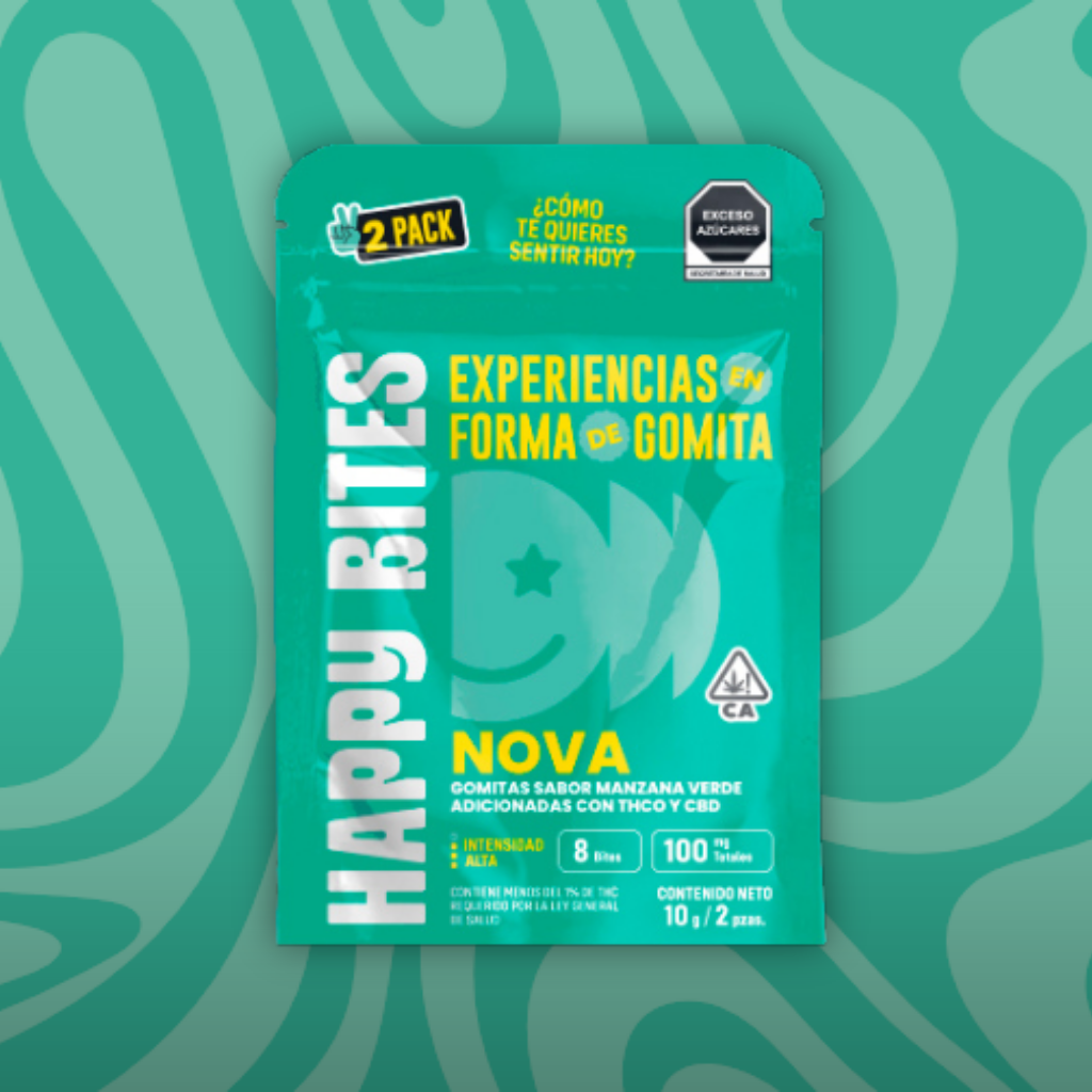 THCO, HAPPY BITES. CANNABIS, GOMITA MAGICA, NECTE